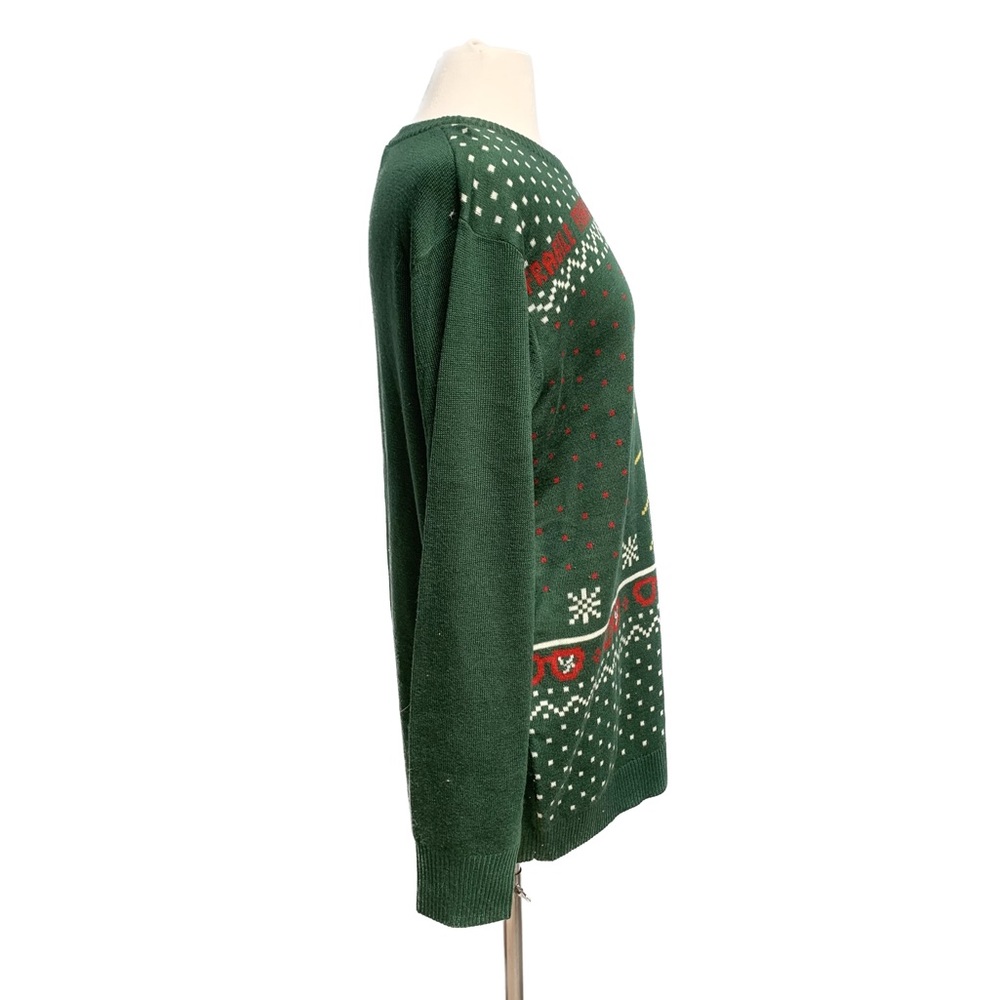 A Christmas Story Fragile Leg Lamp Ugly Christmas Sweater - size XL - Picture 3 of 15
